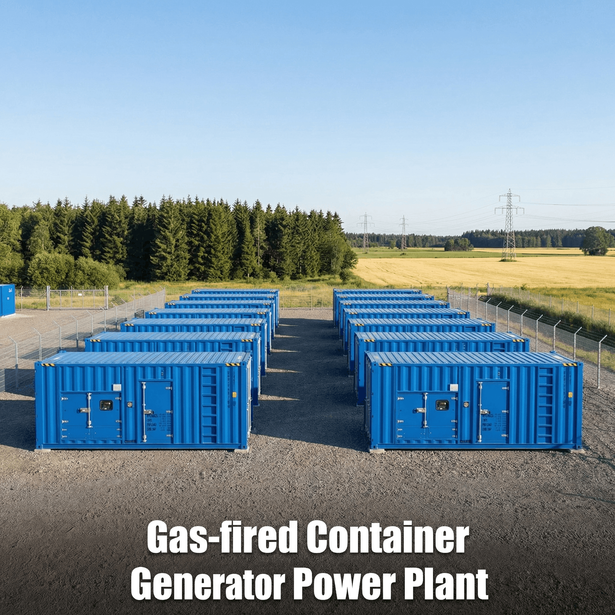 Biogas Syngas Silent Type Generator Gasgenerator Unit With Trigeneration Auto Synchronization Particulate Filter Industrial Use