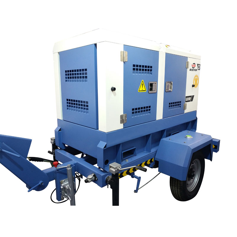 Trailer Diesel Generator 20kw/25kva With Trailer Wheels Outdoor Mobile Trailer 3 Phase Generator Silent