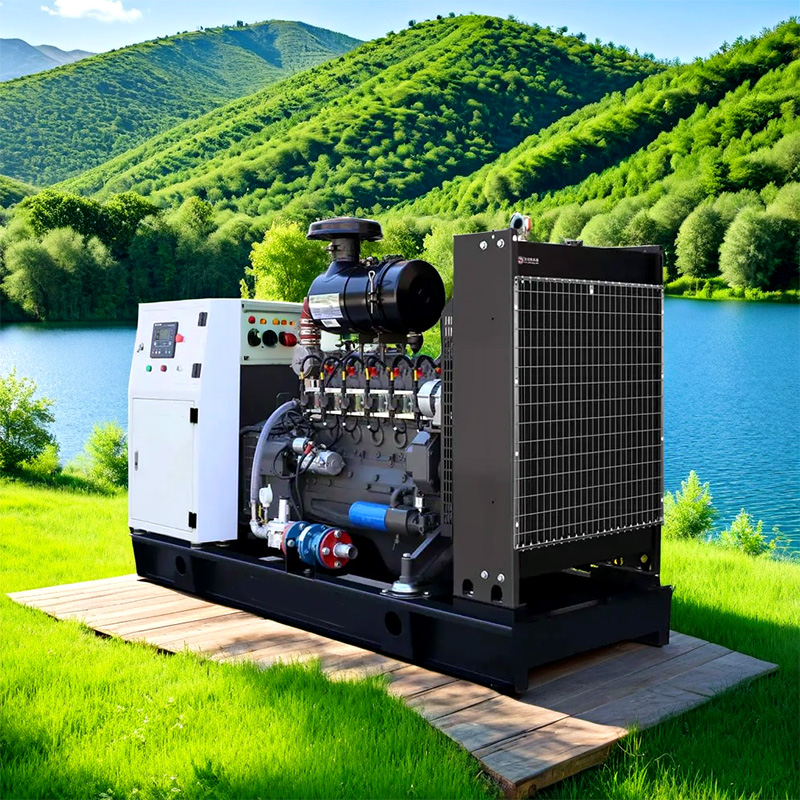 Factory Direct Sale Biogas Generator Set 10-200kW for Farm, Waste Treatment and Power Generation