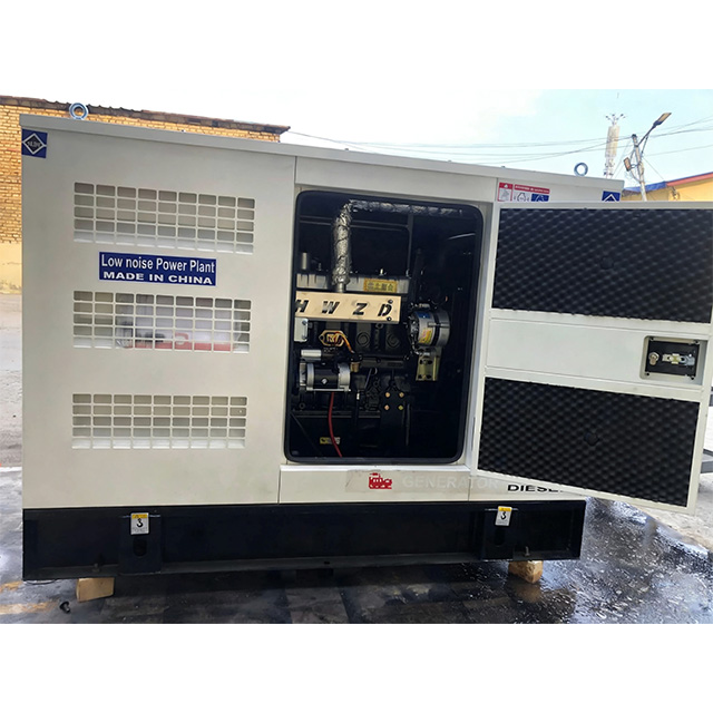 Mobile Trailer Diesel Generator 25Kva 30Kva 60Kva 75Kva 230V 480V 4 Wheels Silent Frame Generador Power Plant Soundproof Design