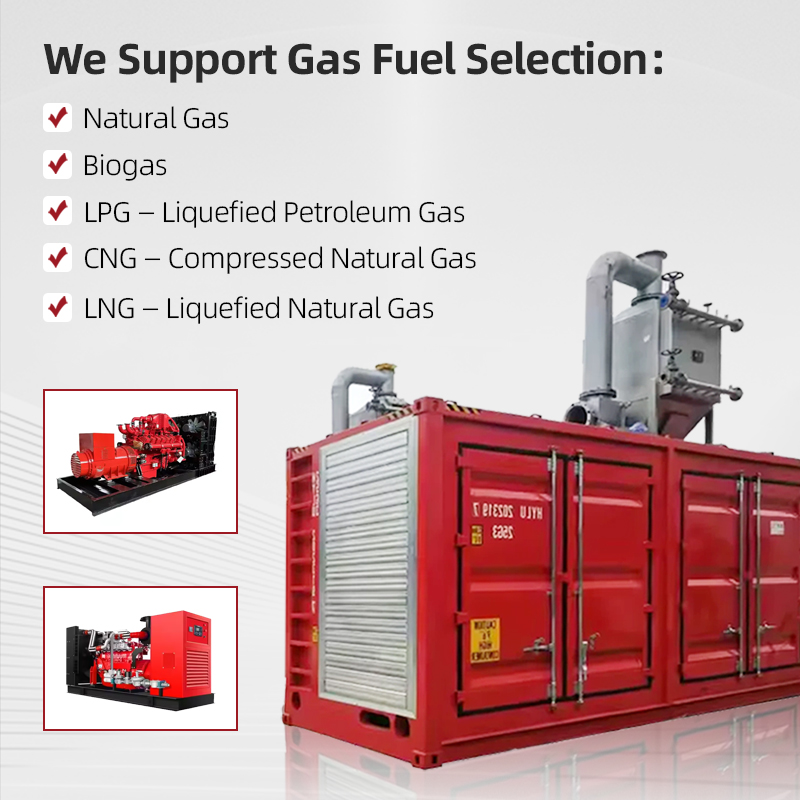 Cummins K50N-G10 50Hz 1000kW 1500RPM Natural Gas &amp; Biogas Power Generator IP55 95% Efficiency Silent/Open Type