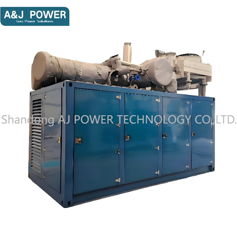 Energy Saving 250kw CNG LPG Silent Gas Generator Set CHP Whr System for Industrial Power Generation
