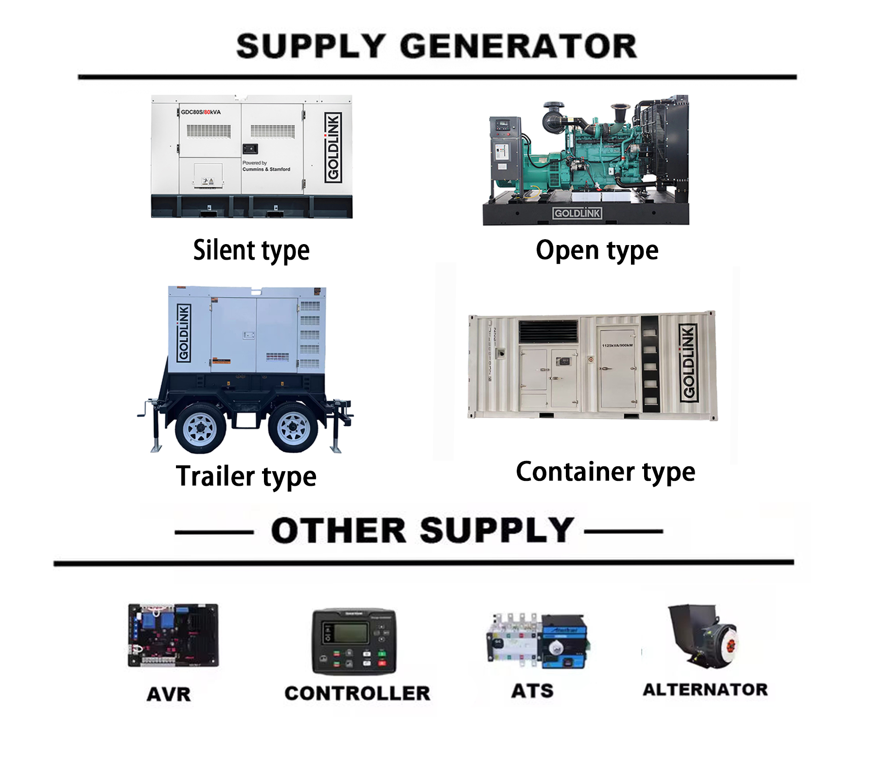 Trailer Mounted Diesel Generator 100kVA Mobile Power Station