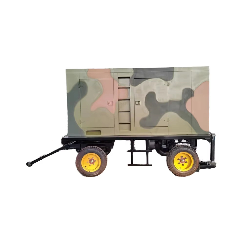 30kw/37.5kVA Electric Diesel Power Generator Mobile Trailer Generating Set with Power Engine for Outdoor Power