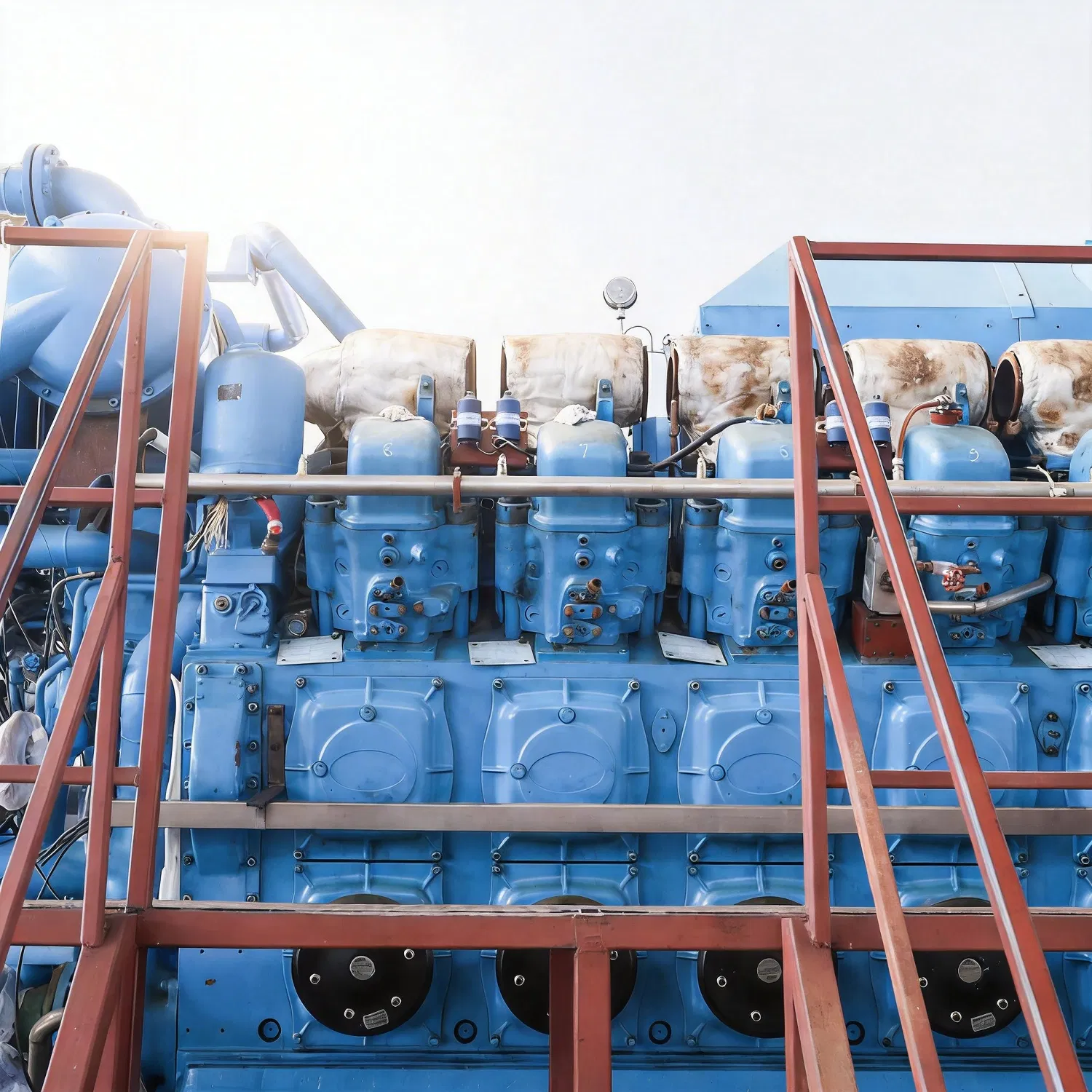 5000kw Dual Fuel Gas Generator Set, Low Emission, High Output