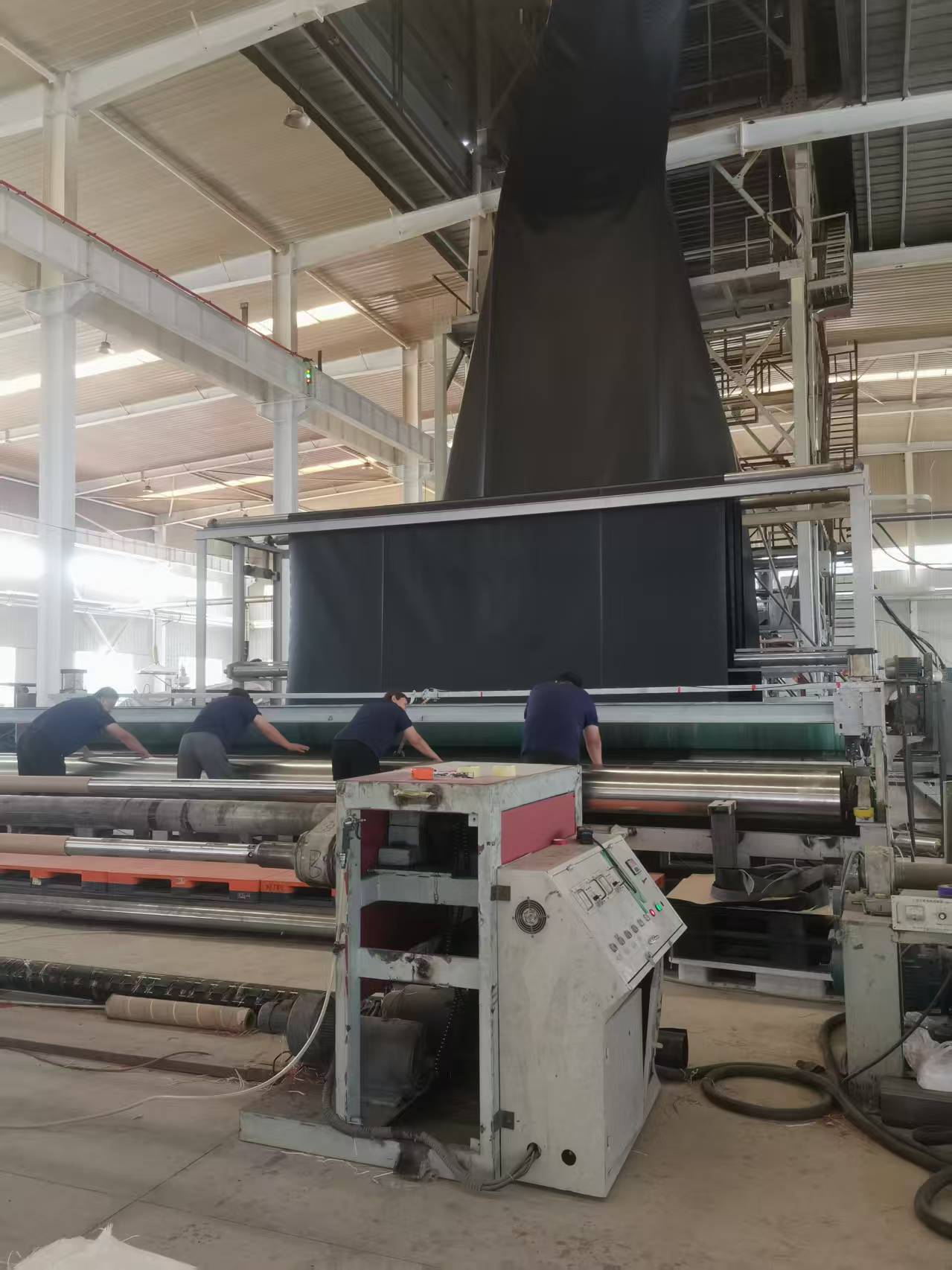 HDPE Geomembrane Biogas Liner Impermeable Membrane For Biogas Digester Sewage Treatment Project