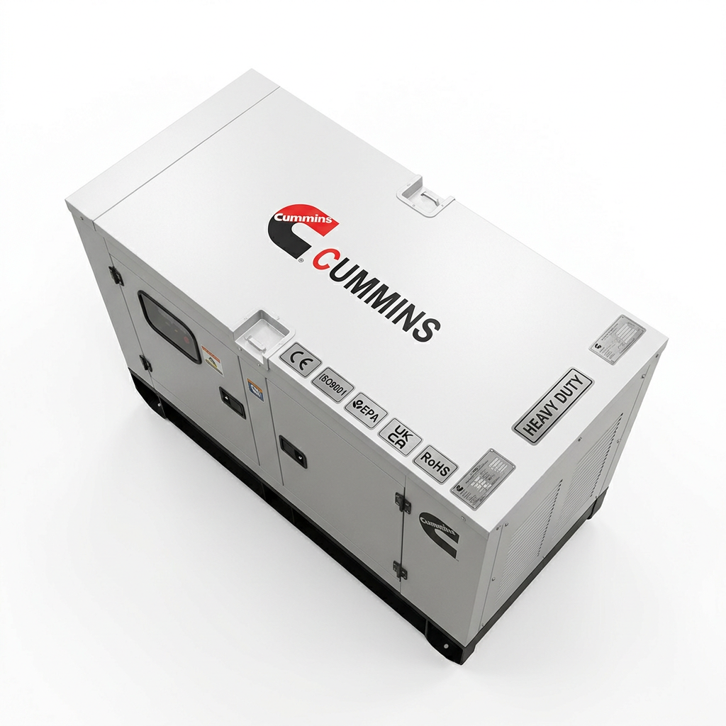 Cummins Electric 25kw 35kw 50kw 100kw 200kw 300kw 400kw 500Kva Silent Diesel Generator Set with Remote Start ATS 1500/1800 RPM
