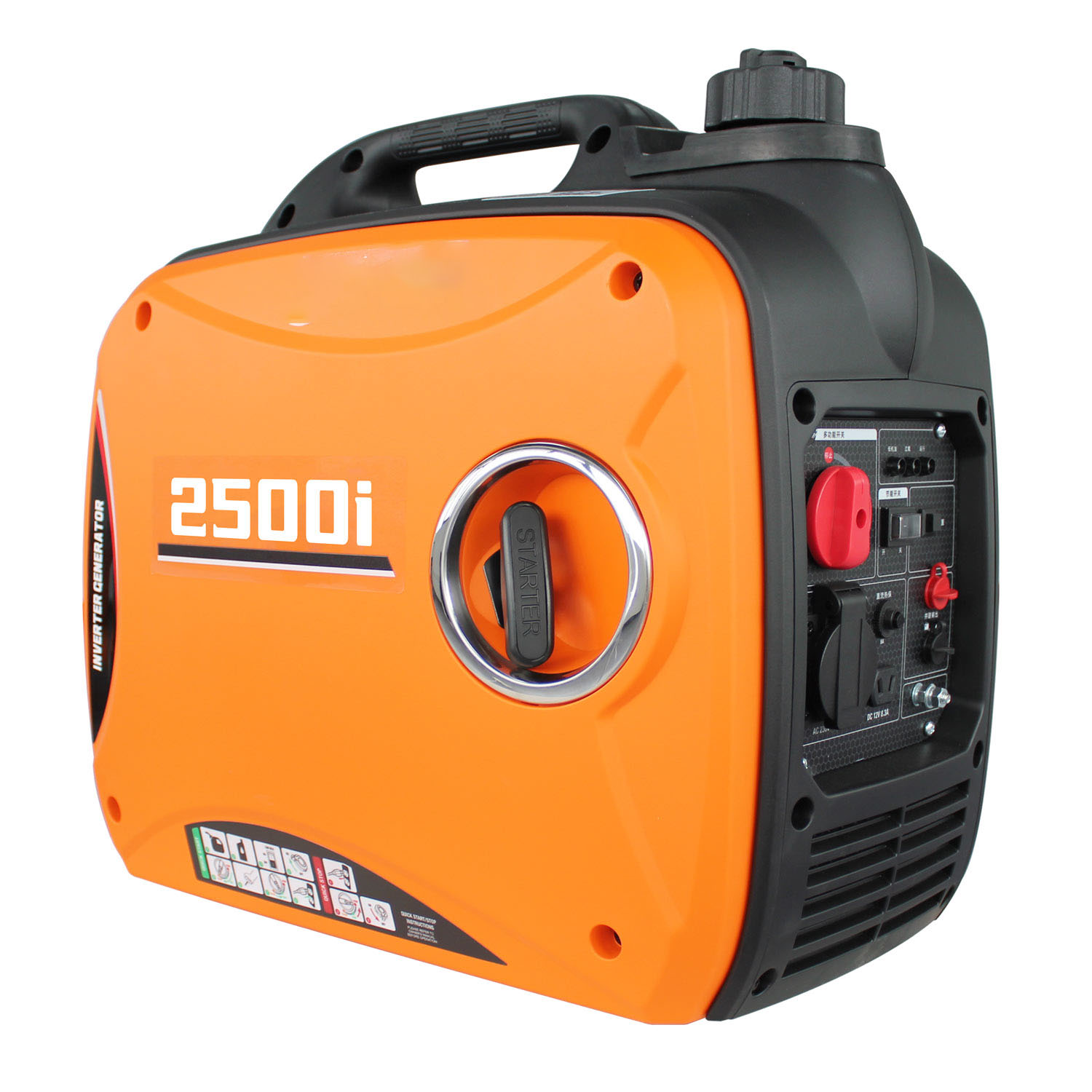 EPA/CE Super Quiet 220V 50/60Hz 4-Stroke Gasoline Inverter Generator Up To 2KW/2.5KW/3KW/3.5KW/5KW/7KW/9KW/12KW Home Use