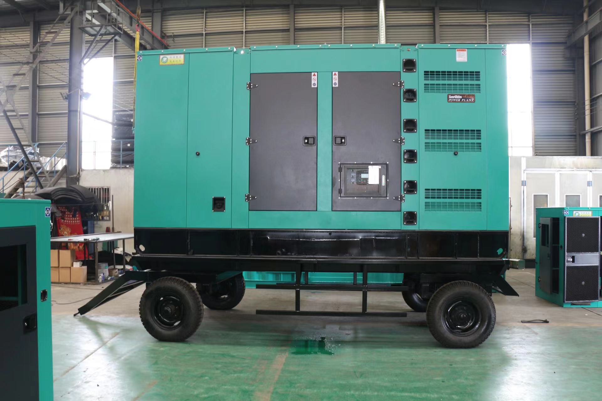 2026 OEM Affordable Soundproof 20kw 30kw 50kw Silent Trailer Mobile Standby Power Diesel Generators Set Engine