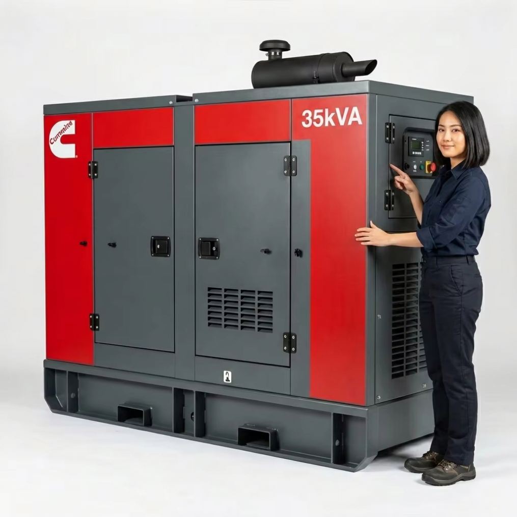 Cummins Electric 25kw 35kw 50kw 100kw 200kw 300kw 400kw 500Kva Silent Diesel Generator Set with Remote Start ATS 1500/1800 RPM