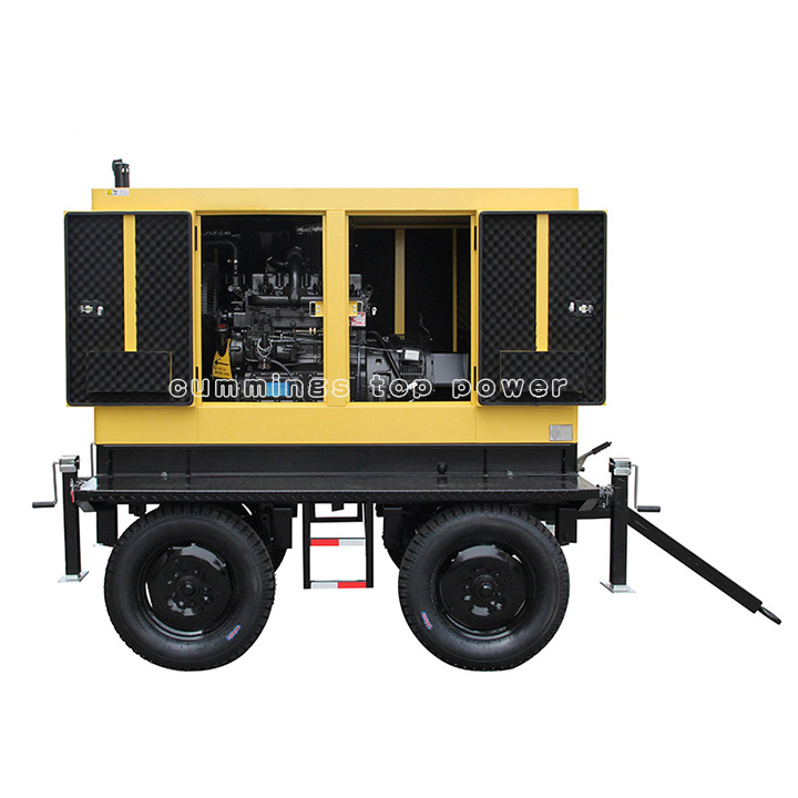 Newest diesel Generator Silent Mobile Type Generator Trailer diesel Generator 30kw 50kw 80kw 100kw 500kw Cheap Price for Sale