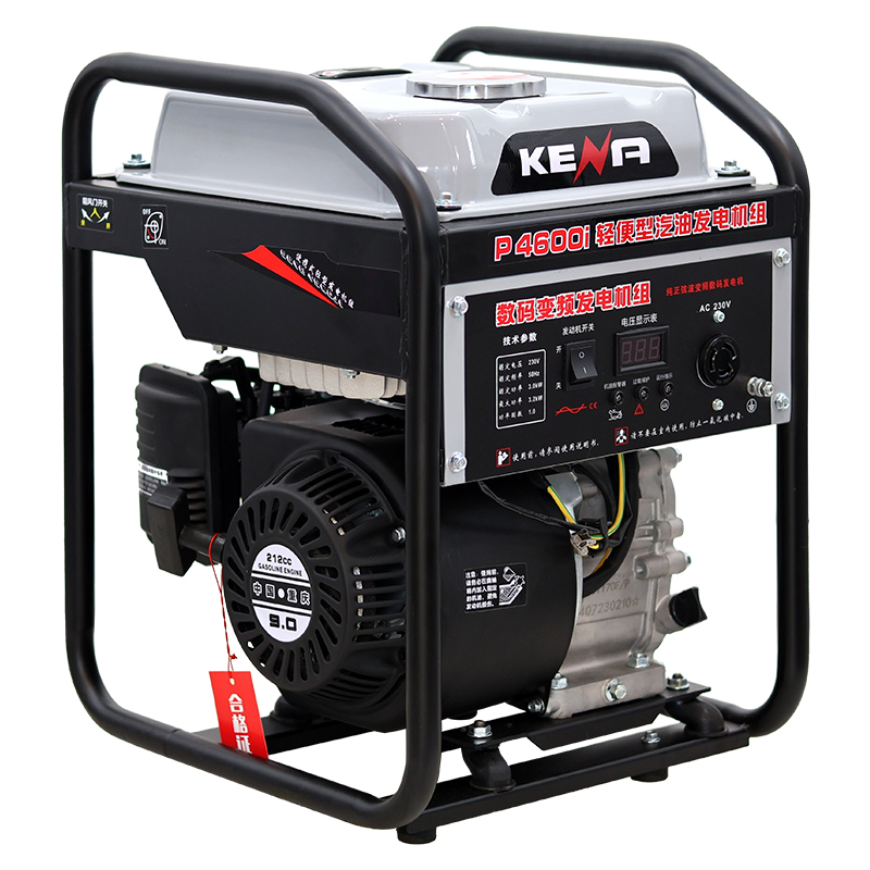 230V 5kVA Gasoline 3000W Portable Mini Motor Generator Set / 220V Inverter Digital Power Pure Sine Wave 9kVA Wave Generator