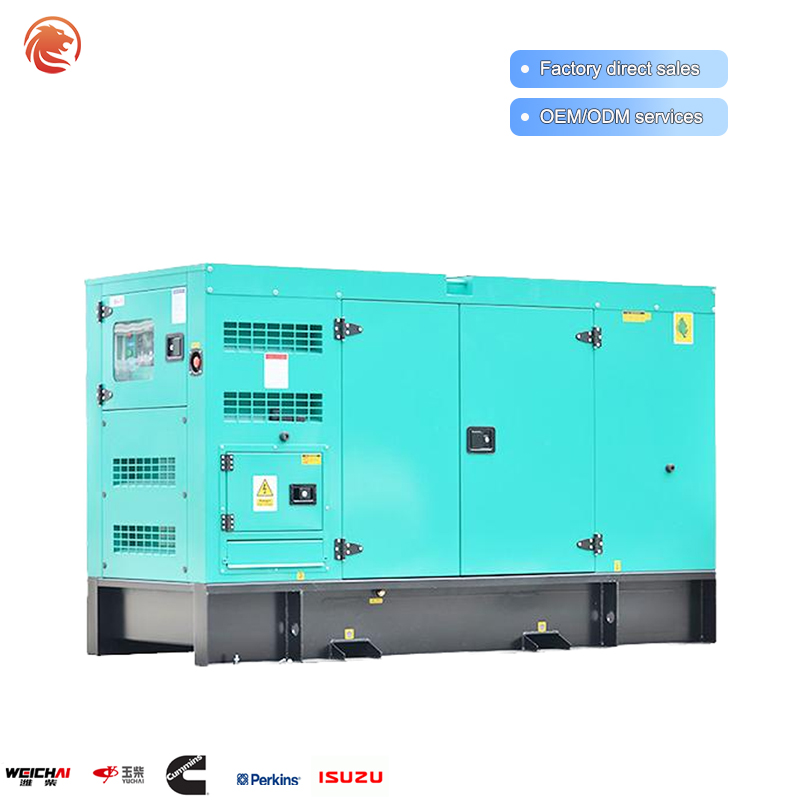 Yuchai 100% Copper Alternator Water Cooled Standby Diesel Genset 20KW 30KW 40KW 50KW Silent Emergency Generator Set 1800 RPM 24V