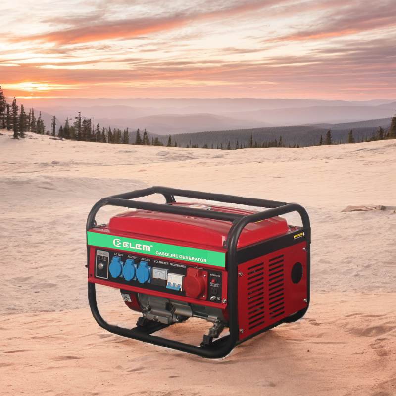 900W to 8000W Portable Gasoline Generator Set for Home and Industrial Use
