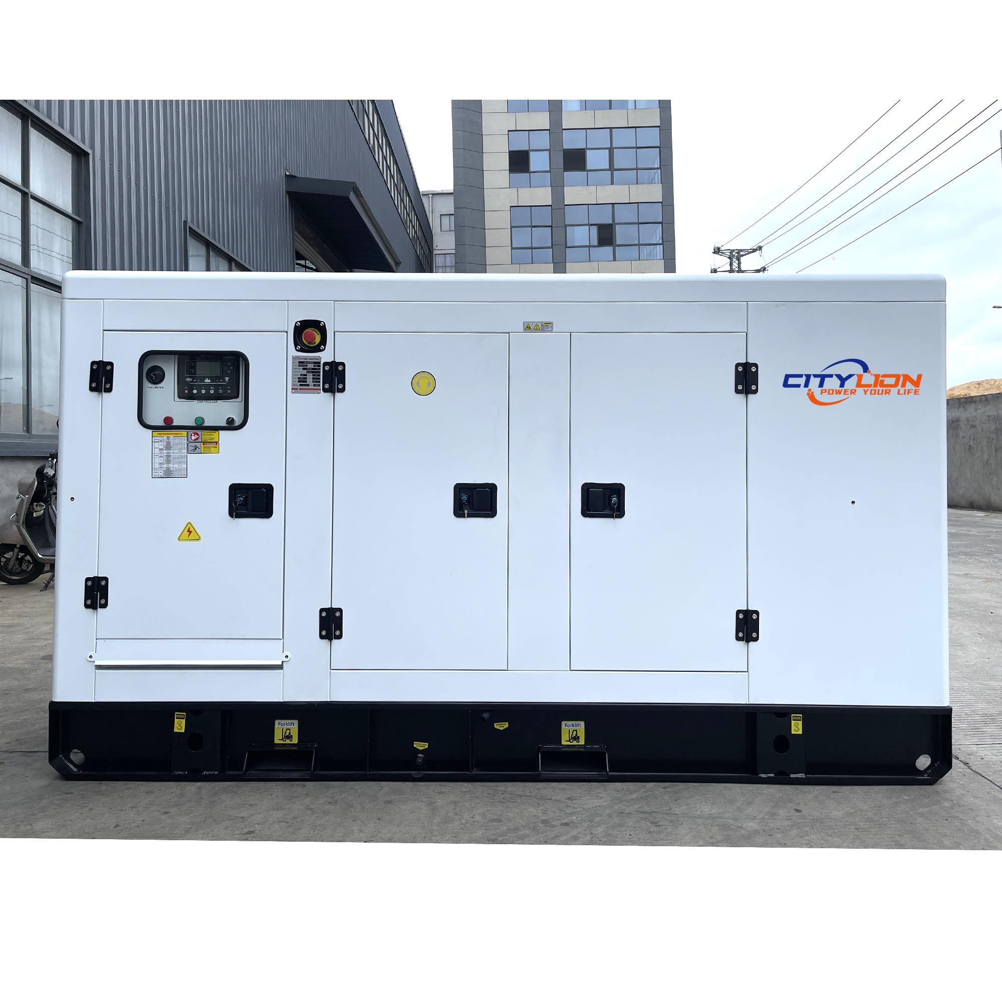Citylion 80KW 100KW Silent Type Diesel Portable Generator 80KVA 100KVA Set Genset with 50Hz Frequency and 480V Rated Voltage