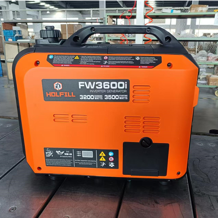 60HZ 110V 220V Double Voltage 4-Stroke Portable Inverter Generator Manual Start Rated Power 3.2KW FW3600i Gasoline Generator Set