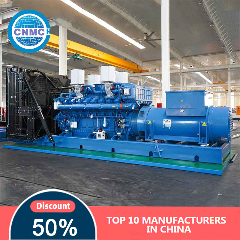 500-750kw Open Frame Gas Generator Set Natural Gas/LPG/Biogas 3-Phase 380V Water-Cooled with ATS