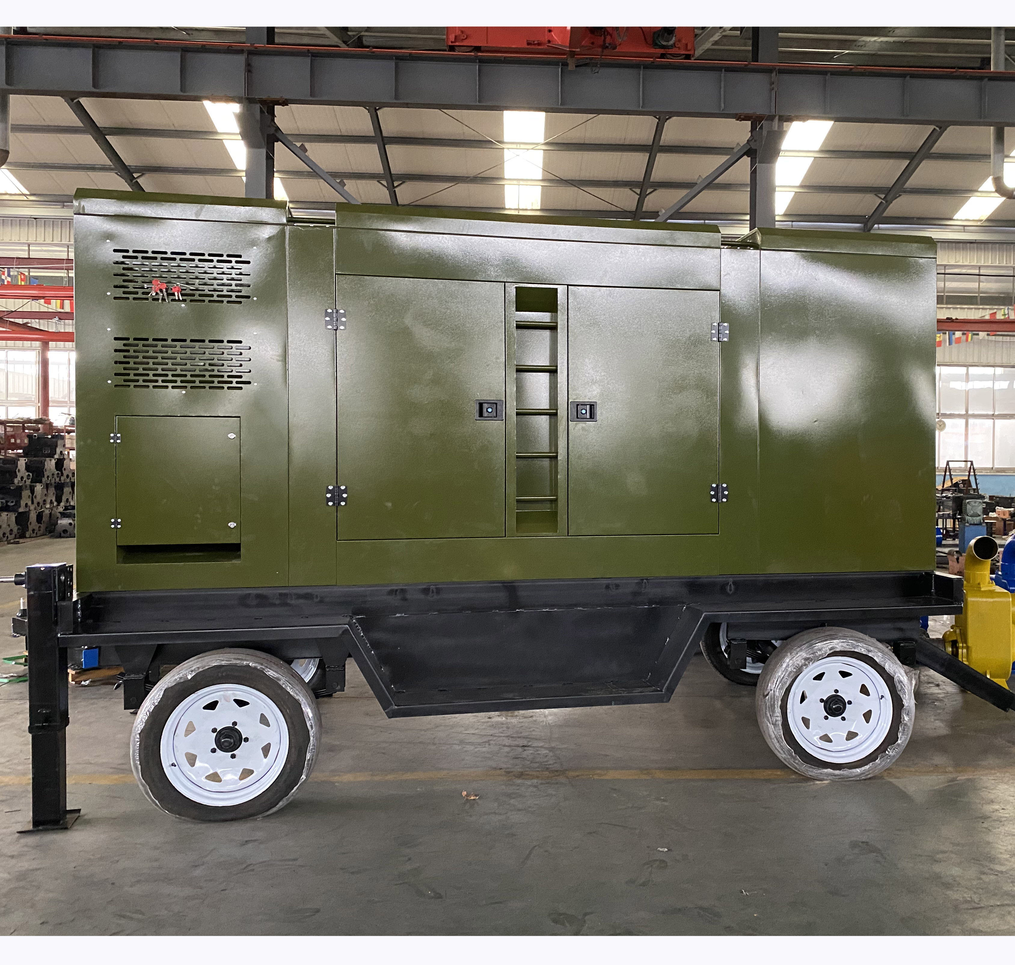 150kW 200kW 300kW 400kW 500kW 3000kw Mobile Trailer Type Diesel Generator Set Standby Genset for Temporary Event Power Supply