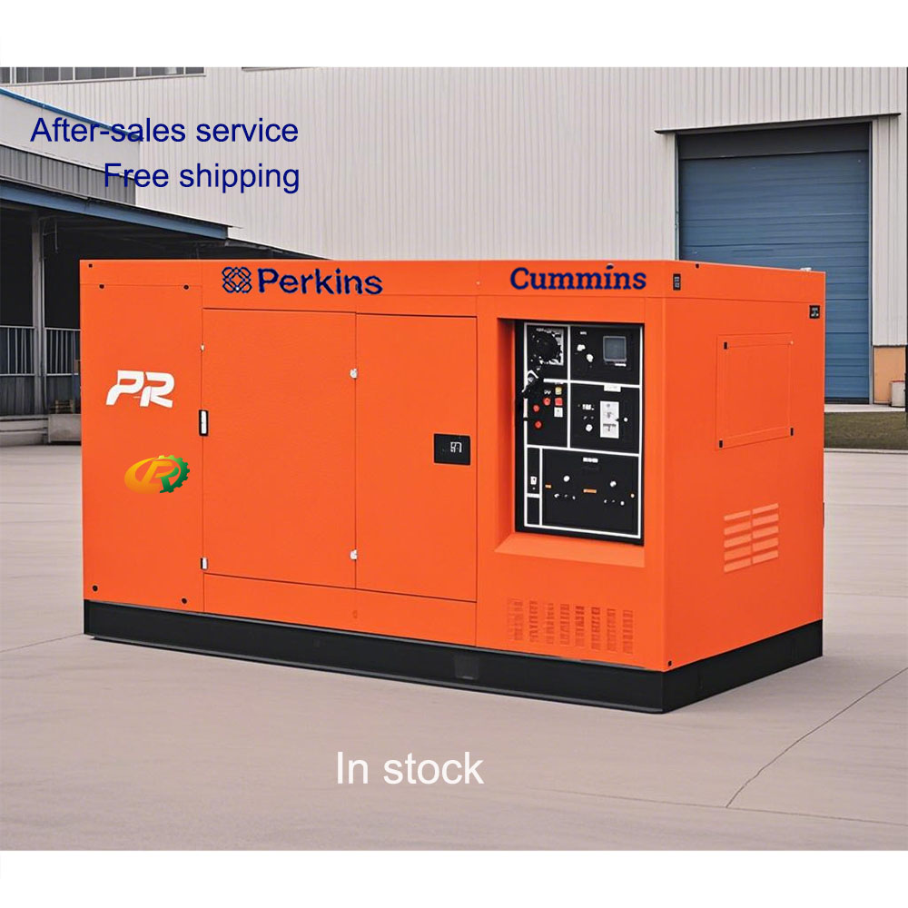 Portable 3-Phase Silent Diesel Generator Set 50Hz 30kw-120kw Refined DC Output Brand Engine 220v-400v Frequency 60Hz