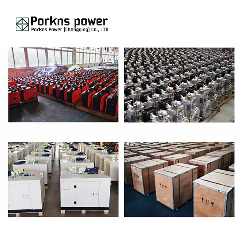 Porkns 3kw 5kw 8kw 10kw Gerador De Gasolina Ohv Open Frame Type Portable Gasoline Generator Set