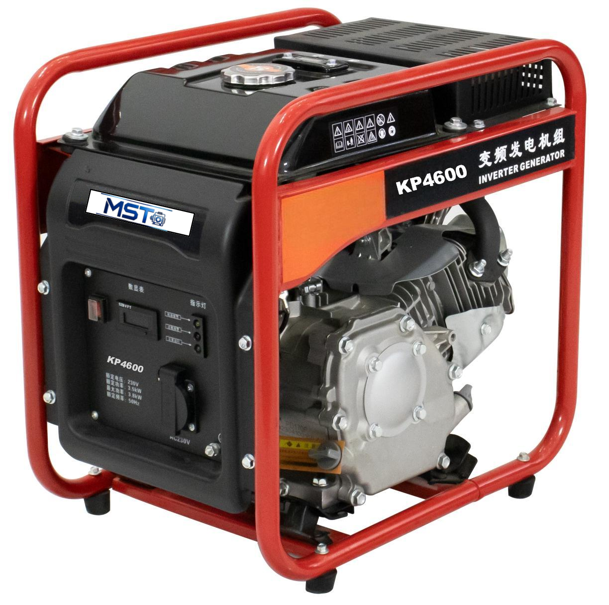 8kW 420cc 4-Stroke Air-Cooled OPEN FRAME GASOLINE INVERTER GENERATOR SET 230V 50Hz 12V DC Electric Start