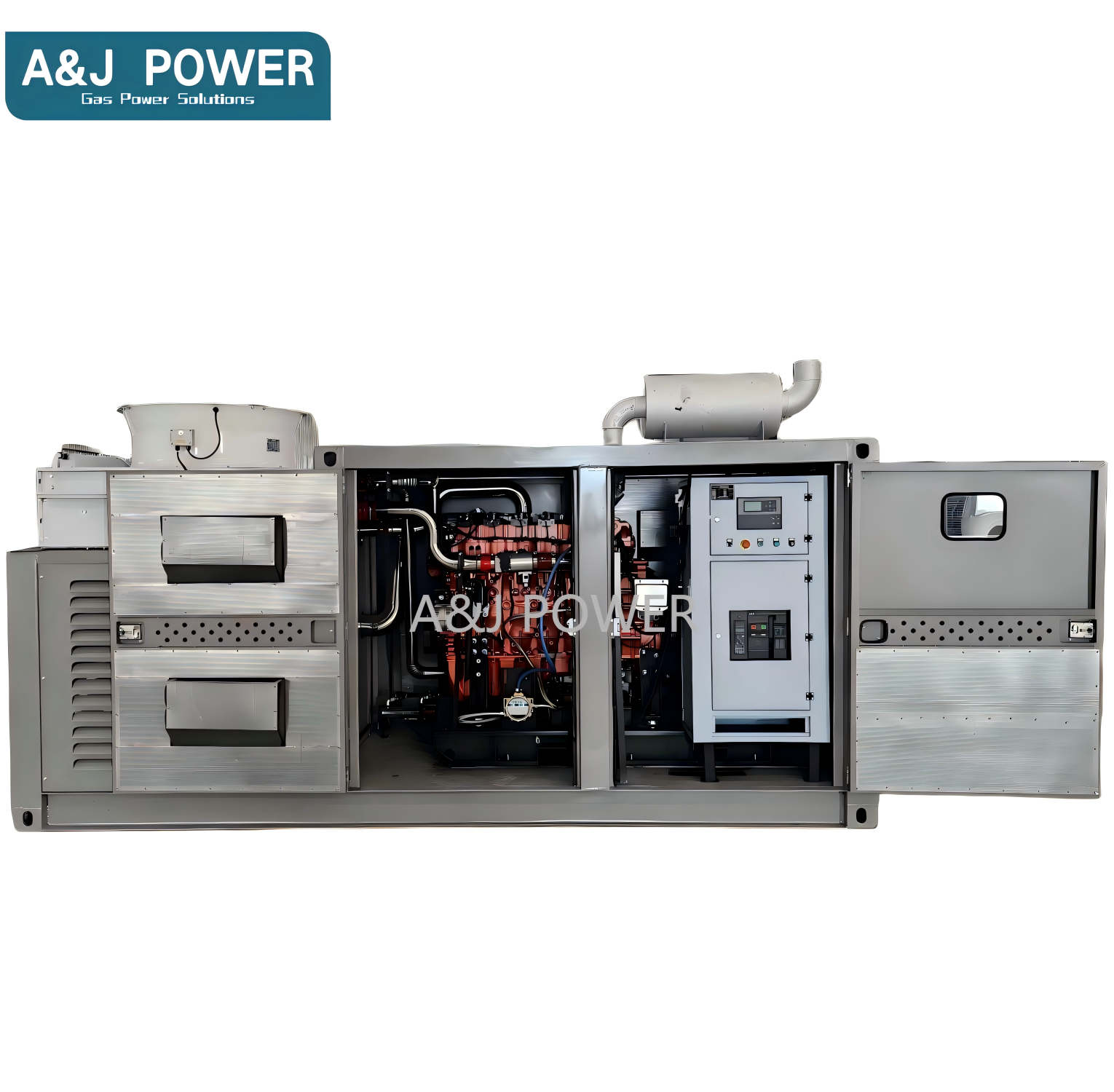 Yuchai Power 250KW Container Natural Gas Generator Set YC6K420N-D30