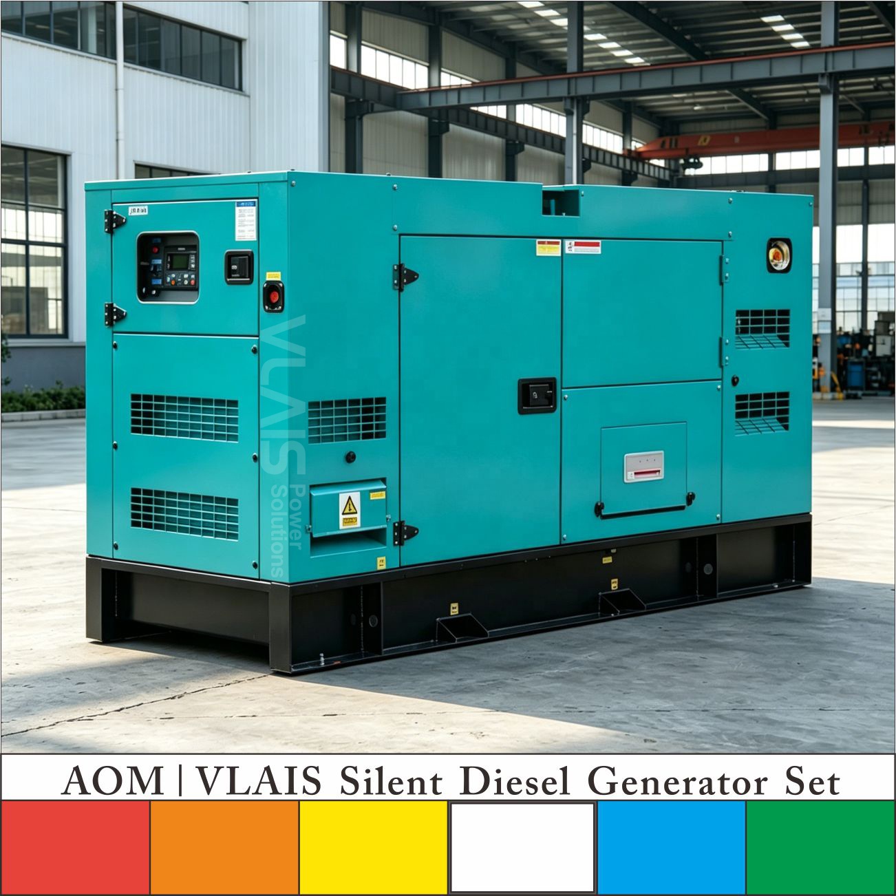 ByCUMMINS Genset 30KVA 24KW 110V 120V 220V 230V 240V 380V 400V Super Silent Type Standby Power diesel Generator Set With ATS AOM
