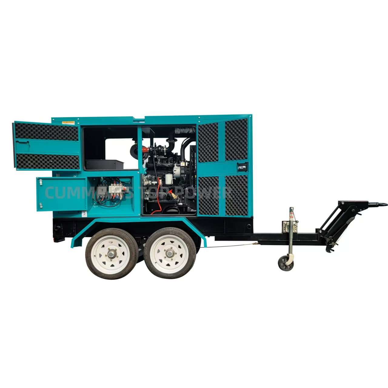 Diesel Generators Set 80Kva/120Kva/200Kw/120Kw/100Kva/150Kw Standby Backup Super Silent Auto Start with Trailer