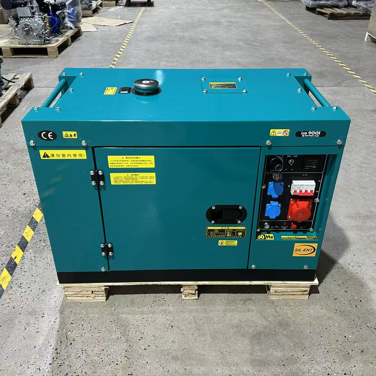 Leanko Power LK1200W 1.2kW Mobile Trailer Diesel Generator Rainproof Canopy 3000/3600RPM for Outdoor Events