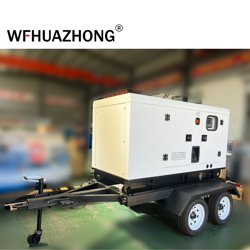 Good Quality 40kw 50kw Silent Trailer Type diesel Generator Easy Move with Wheels 50kva 80kva Mobile Genset for Sale
