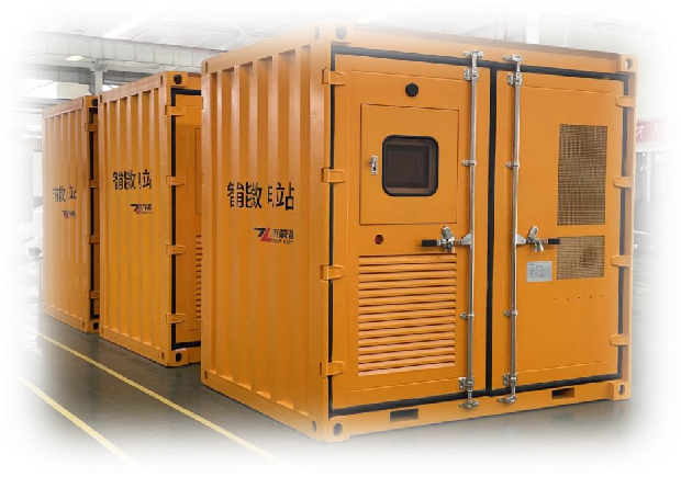 Diesel Hybrid Solutions with Containerized Energy Storage System Custom Designed Diesel Generators