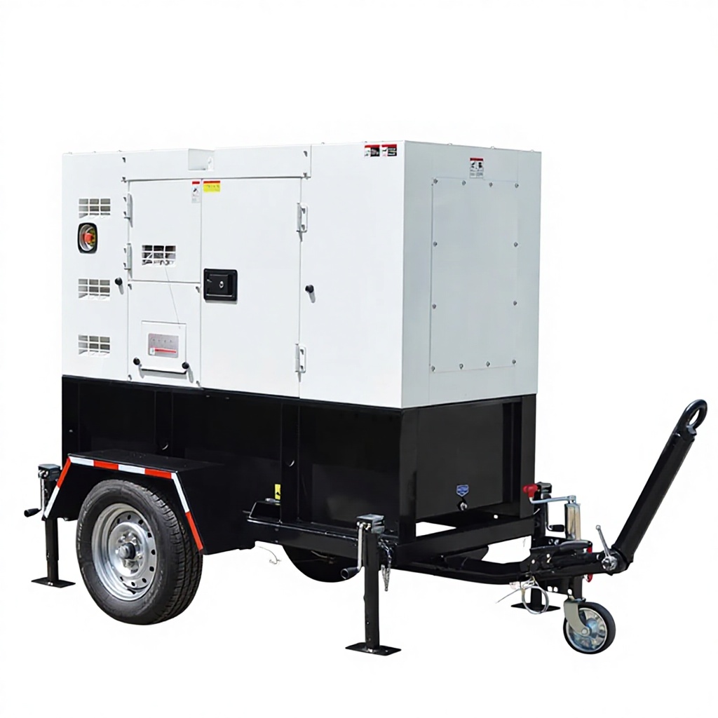 For For 50KW-150KVA Mobile Portable Silent Diesel Generators With ATS Factory Price