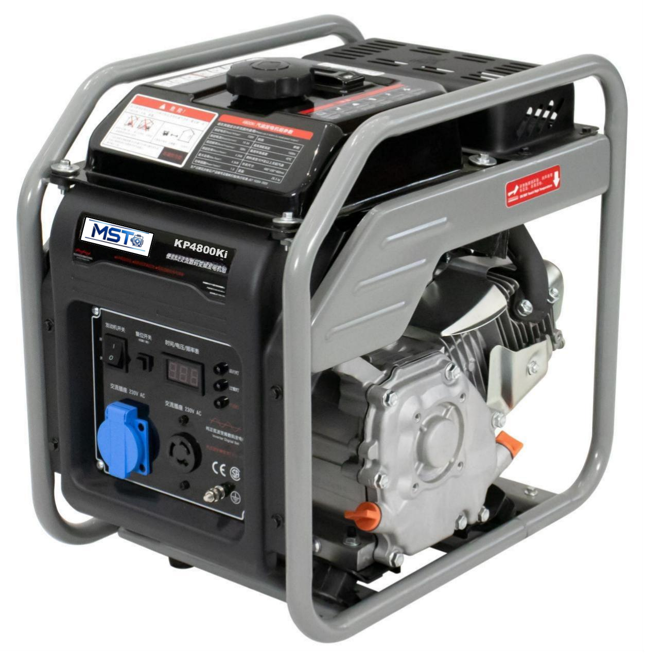 8kW 420cc 4-Stroke Air-Cooled OPEN FRAME GASOLINE INVERTER GENERATOR SET 230V 50Hz 12V DC Electric Start
