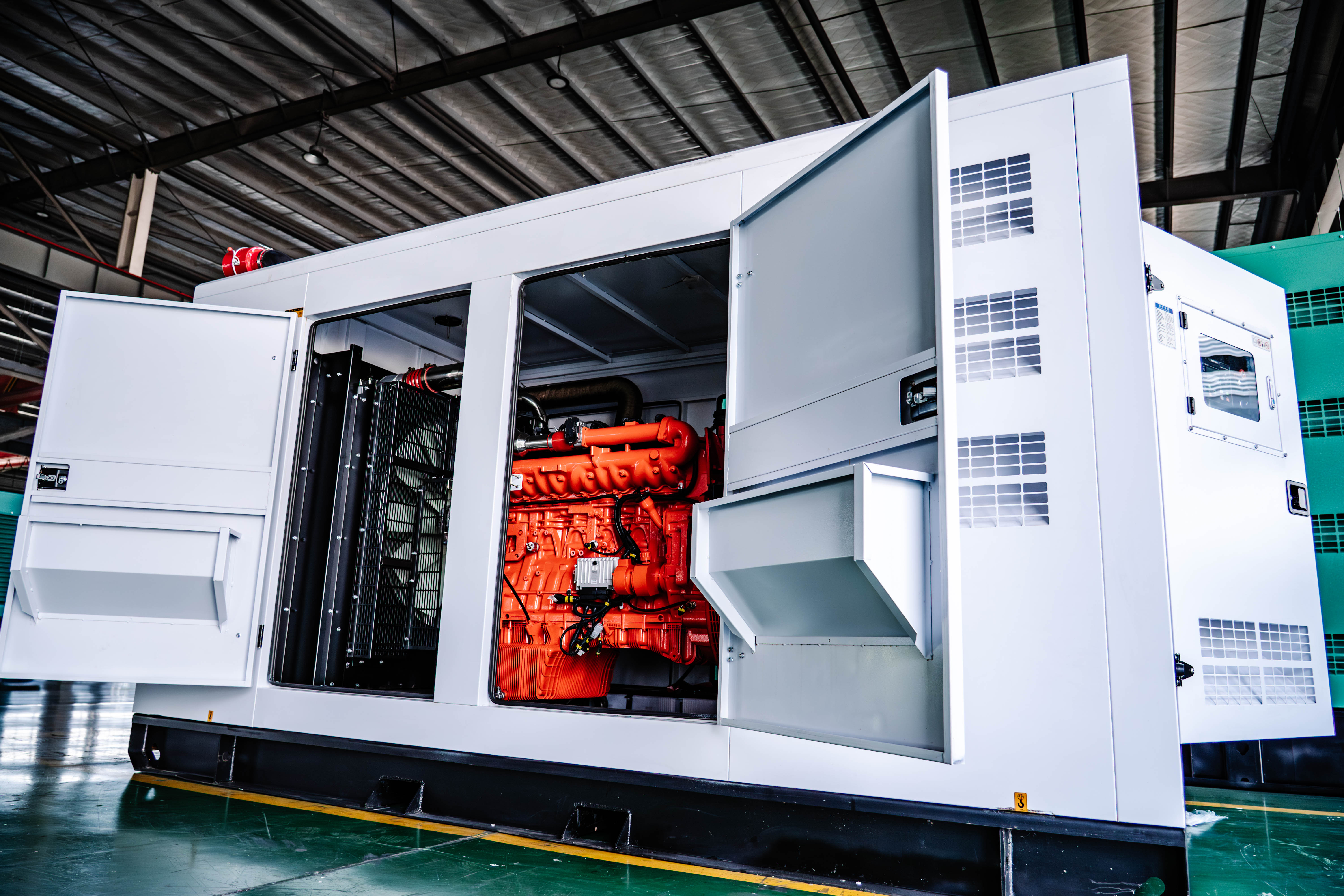 Electric Power 1/3phase 110V/220V/380V Container Silent Diesel Generators Sets for Outdoor Use Waterproof and Sun-resistant