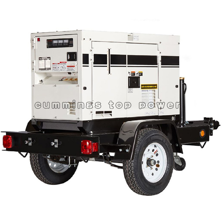 Diesel Engine Cummins Power Silent Trailer Generator Set the Best Cost-Effective Combination