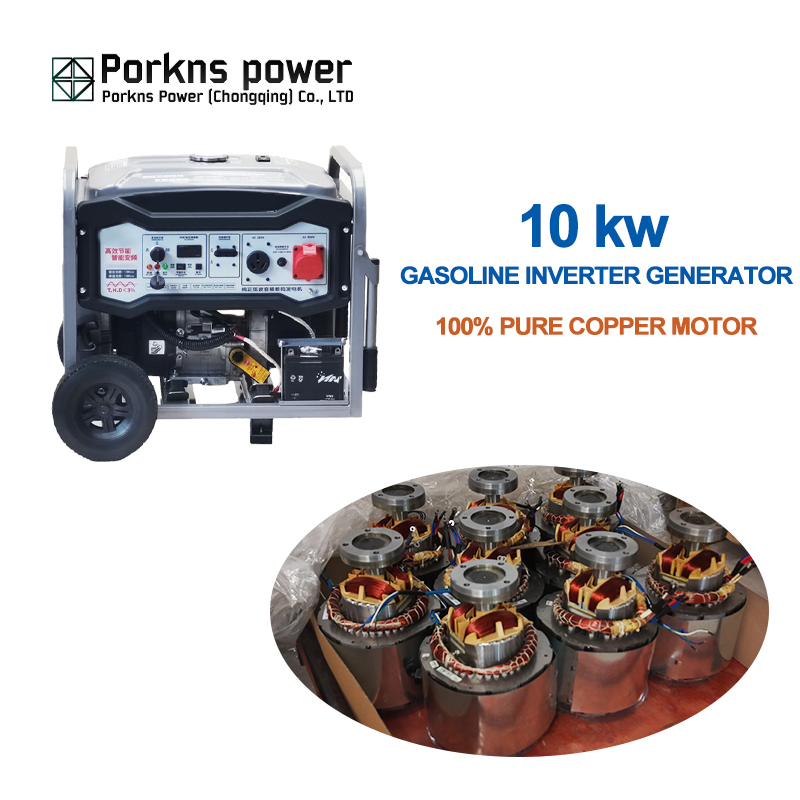 Porkns 3kw 5kw 8kw 10kw Gerador De Gasolina Ohv Open Frame Type Portable Gasoline Generator Set