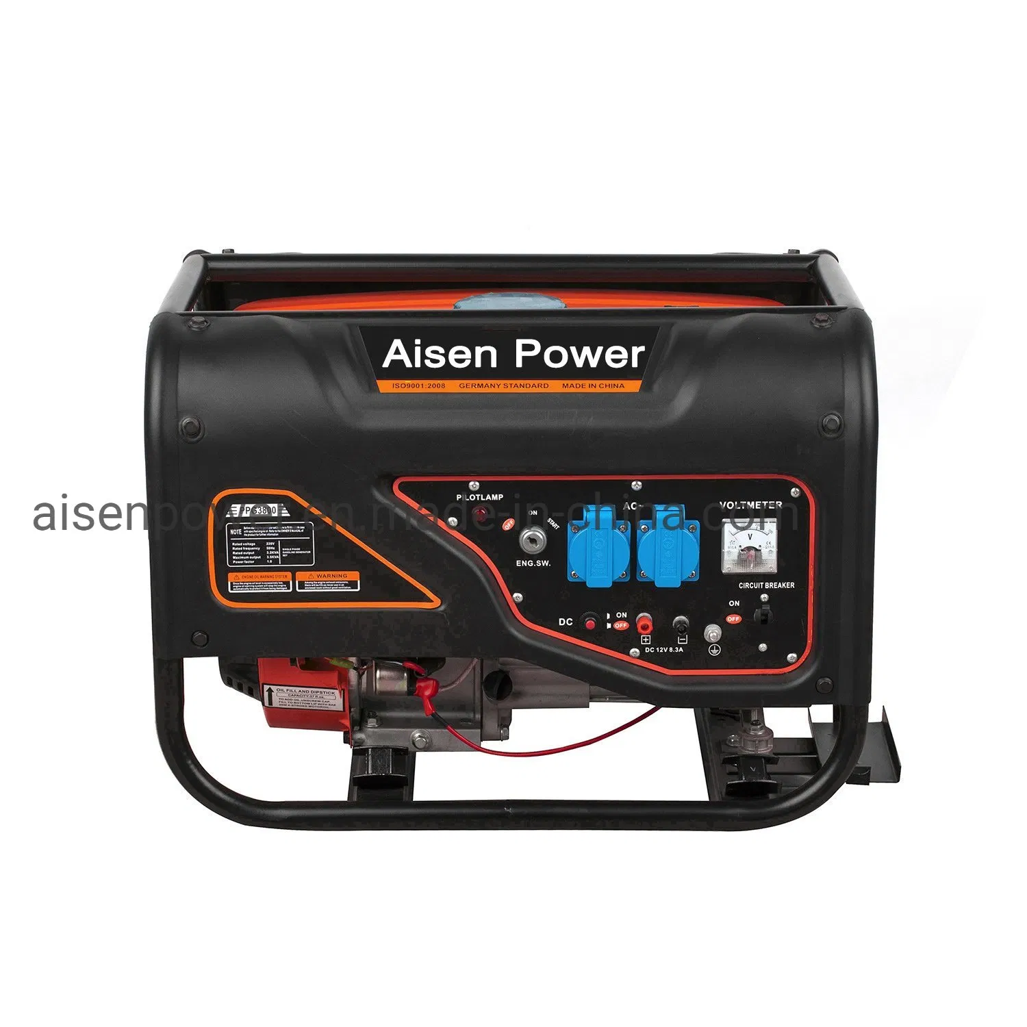 Aisen Portable Gasoline Generator Set for Home Backup Power