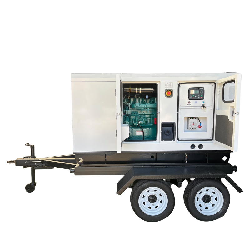 Good Quality 40kw 50kw Silent Trailer Type diesel Generator Easy Move with Wheels 50kva 80kva Mobile Genset for Sale