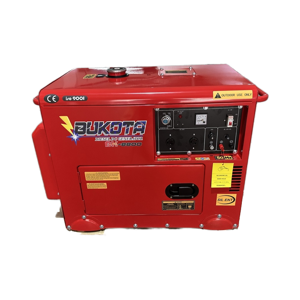 High-Efficiency 3-10kw 4-Stroke Silent Diesel Generator Remote &amp; Auto Start Portable Single Phase 220v 400v