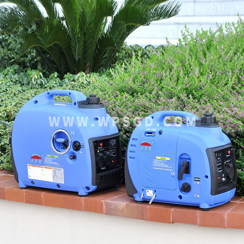 Portable Digital Frequency Generator Set for Camping Needs. Eco-Friendly 1-2kw Gasoline Generator for Car and Outdoor Use