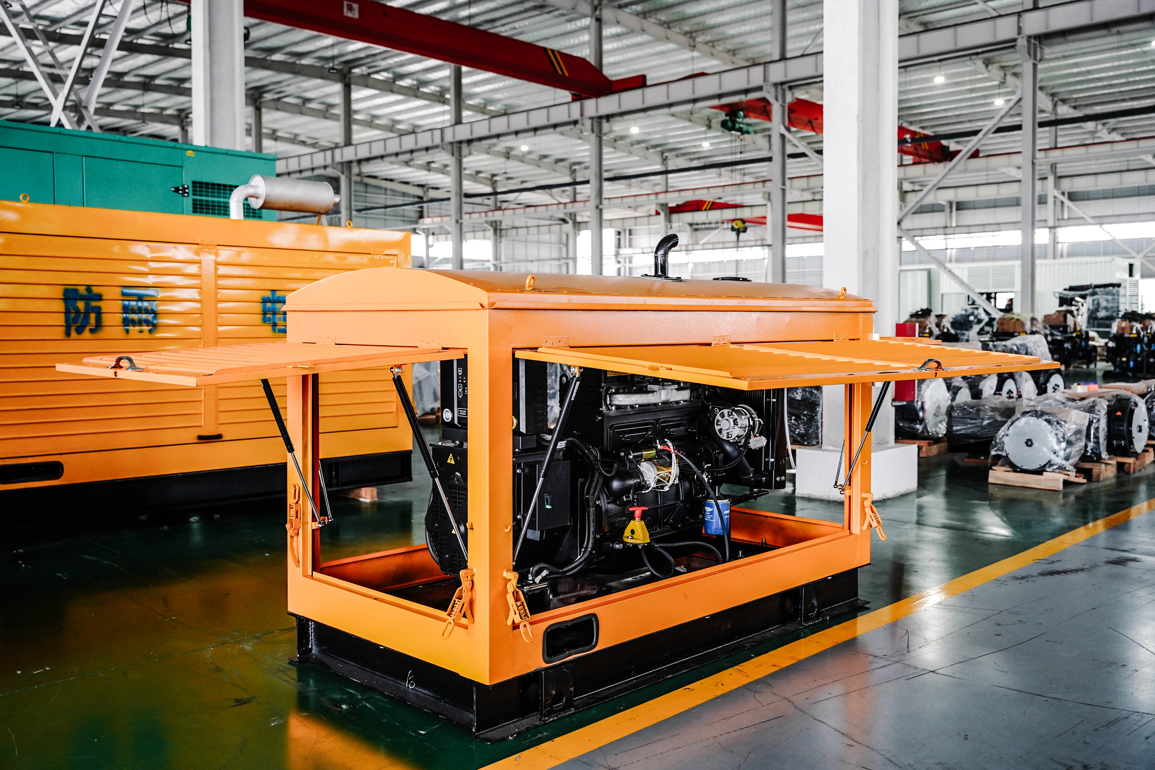 Electric Power 1/3phase 110V/220V/380V Container Silent Diesel Generators Sets for Outdoor Use Waterproof and Sun-resistant