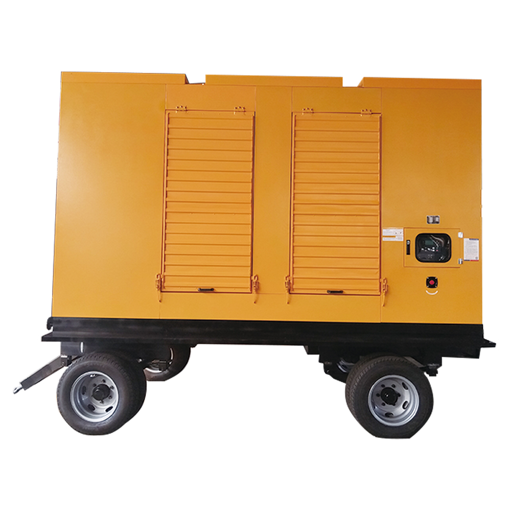 Free Energy Portable Standby 100kw Mobile Sound Proof Diesel Generator Set with Trailer by Hengli