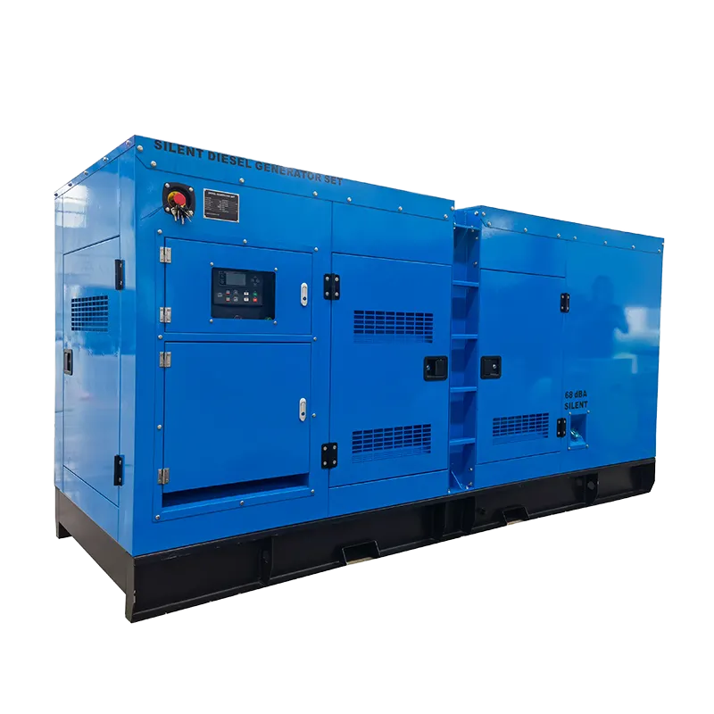 Silent diesel Generator Set, Uninterruptible Emergency Power Supply Backup 350KVA/400KW