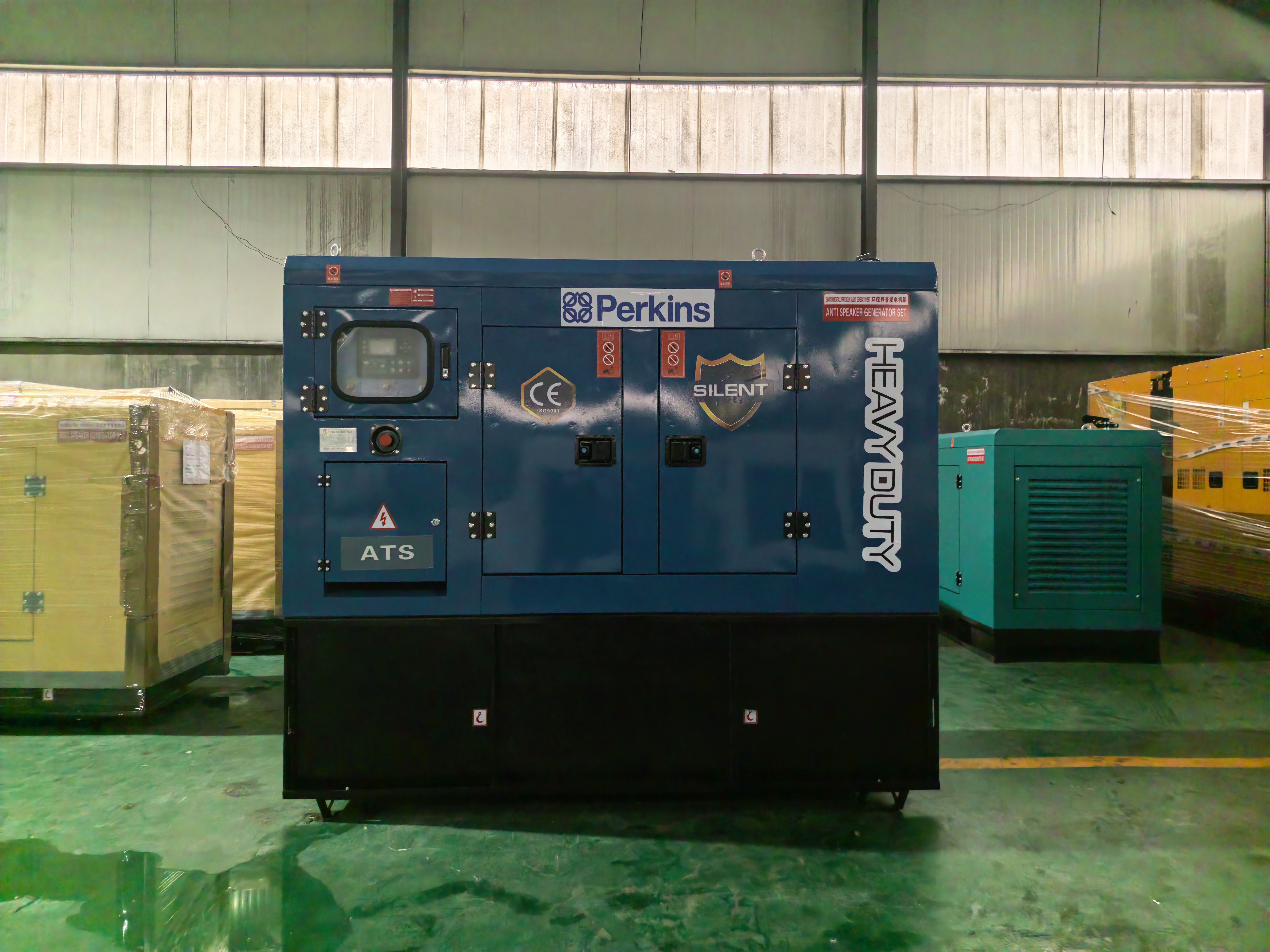 Super Silent Weichai Yuchai Cumminss Diesel Generator 75kw 100kw 200kva 300kW Auto Start Remote Start Open Frame Portable Genset