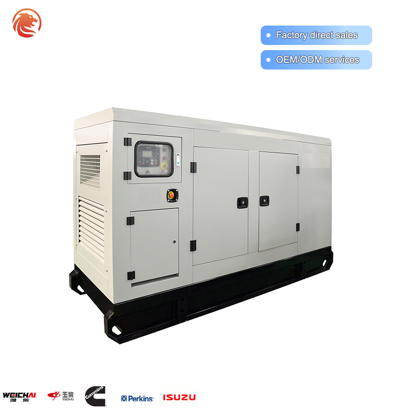 Yuchai 100% Copper Alternator Water Cooled Standby Diesel Genset 20KW 30KW 40KW 50KW Silent Emergency Generator Set 1800 RPM 24V