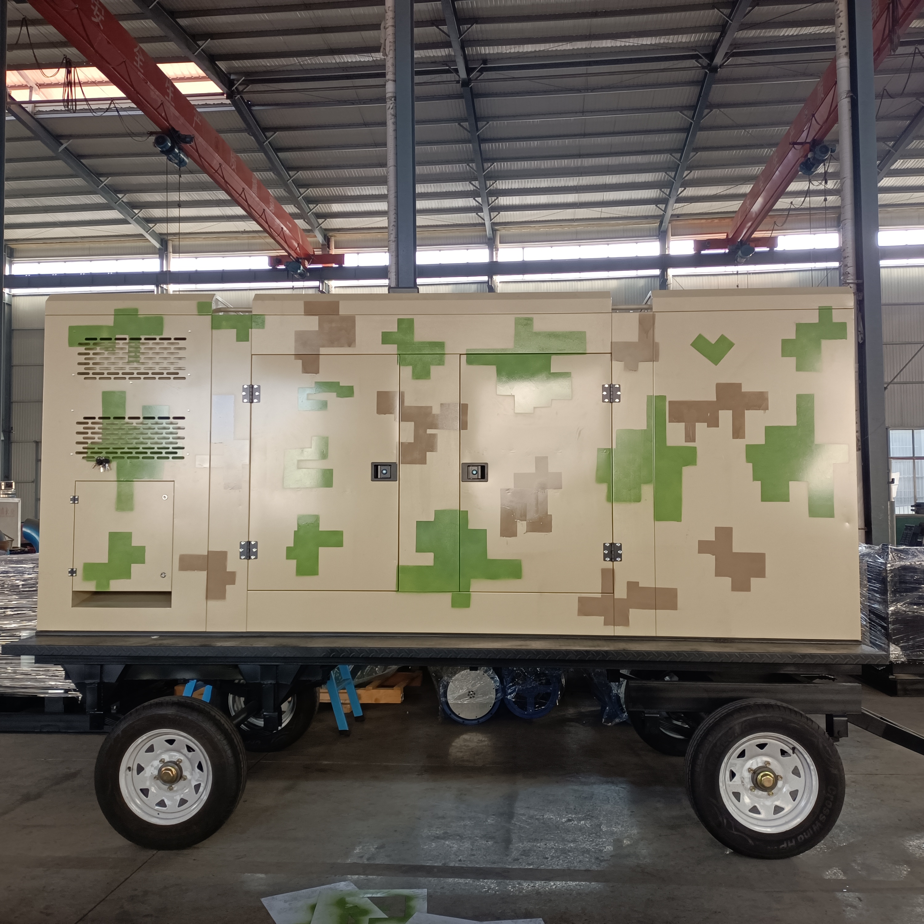 150kW 200kW 300kW 400kW 500kW 3000kw Mobile Trailer Type Diesel Generator Set Standby Genset for Temporary Event Power Supply