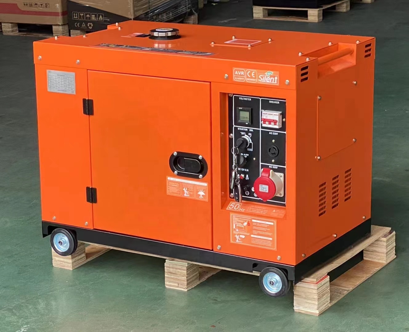 High Quality 3KW 5KW 6KW 10KW Silent Diesel Generator Set 10kva Genset Price Portable Soundproof Inverter Diesel Generator