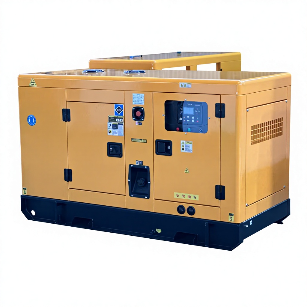 Portable AC Silent Diesel Generators 3 Phase Genset High Power 12kW-50kW Commercial Diesel Generator For Emergency Mobile Power