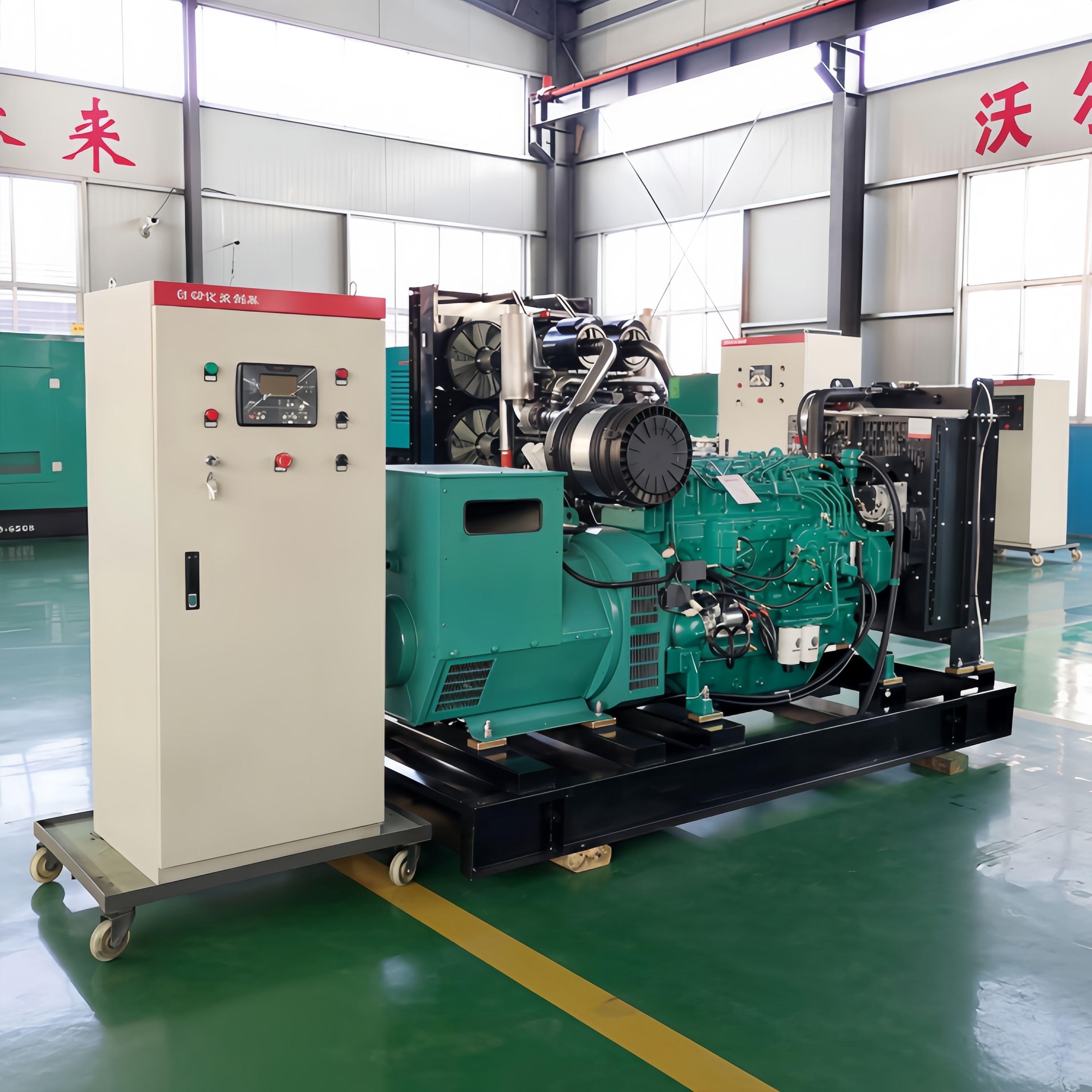 Customized Full-copper Battery diesel Generator with 120KW - Fully Automatic Power Generation Set for Emergency Backup Use