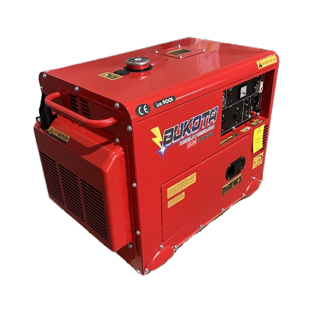 High-Efficiency 3-10kw 4-Stroke Silent Diesel Generator Remote &amp; Auto Start Portable Single Phase 220v 400v